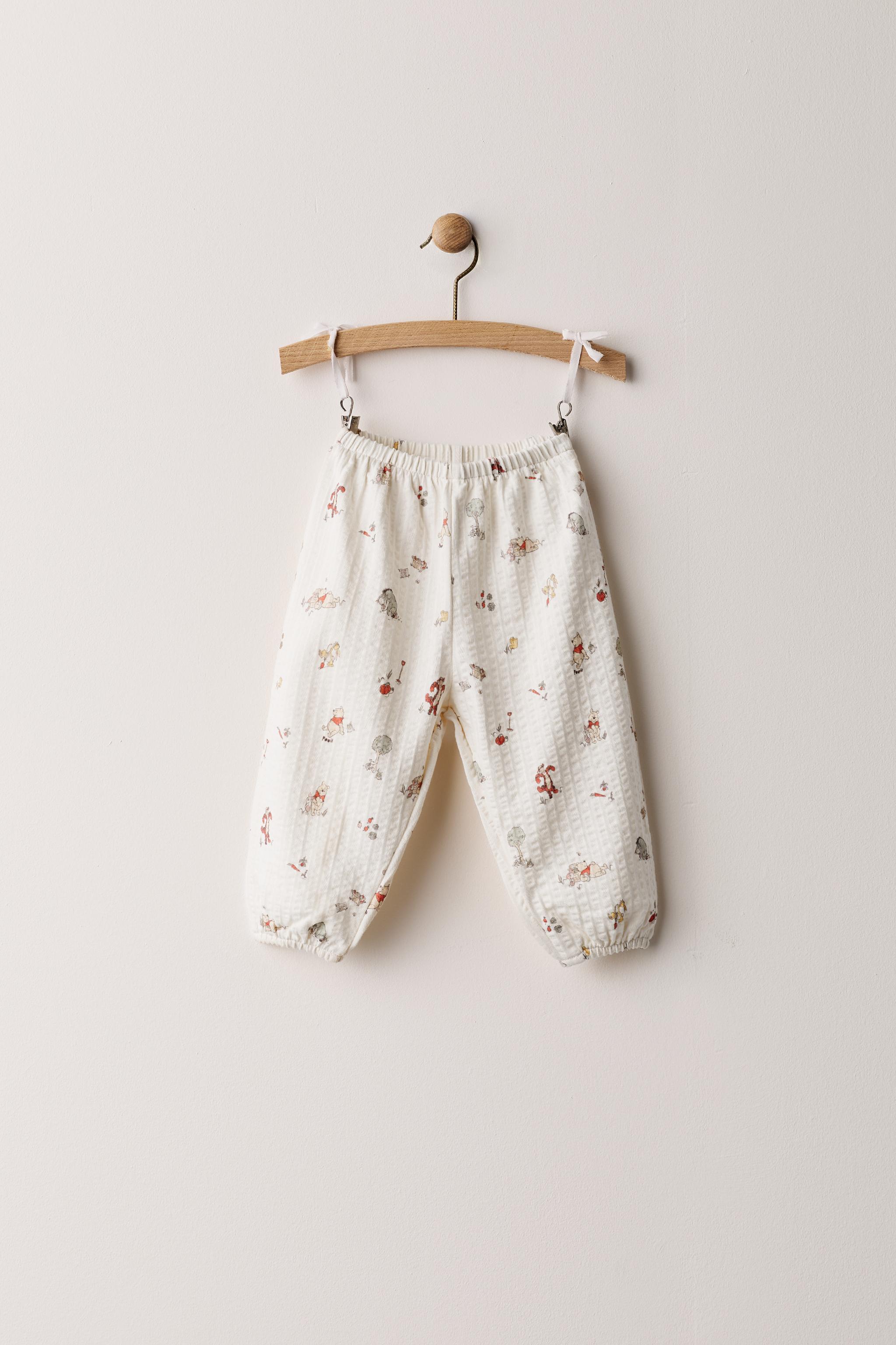 WINNIE THE POOH © DISNEY TEXTURED BALLOON PANTS — Multicolored
