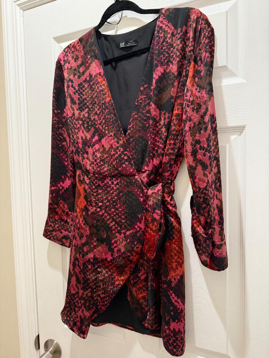 SNAKESKIN PRINT DRESS