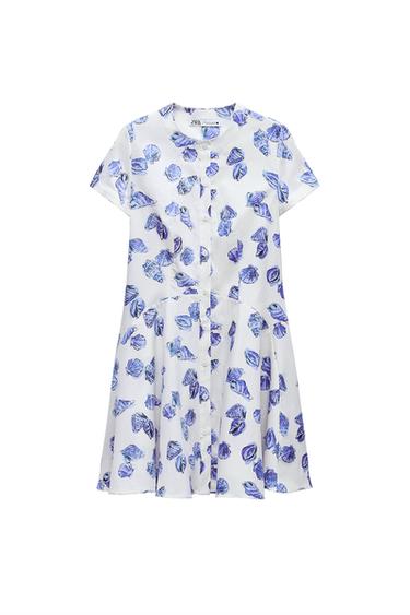 ZW COLLECTION SHORT PRINTED DRESS