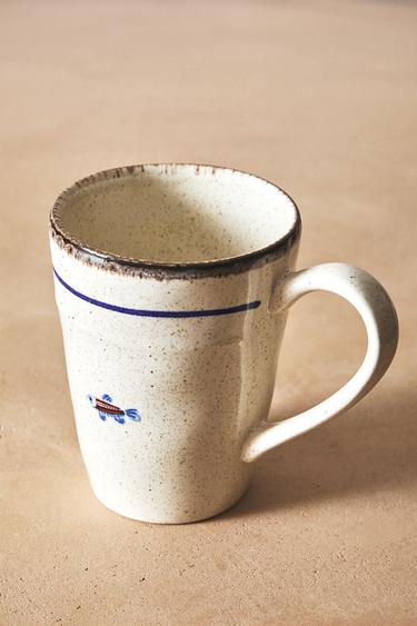 TASSE GRÈS POISSON - Bleu de Zara - Image 5