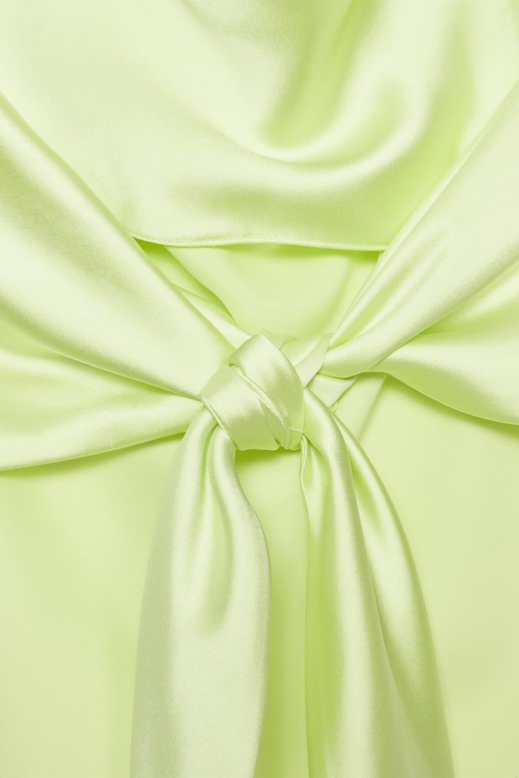 Top halter de satén 7