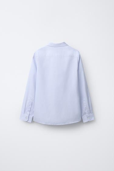 PLAIN DRESS SHIRT - Sky blue by Zara - Image 1
