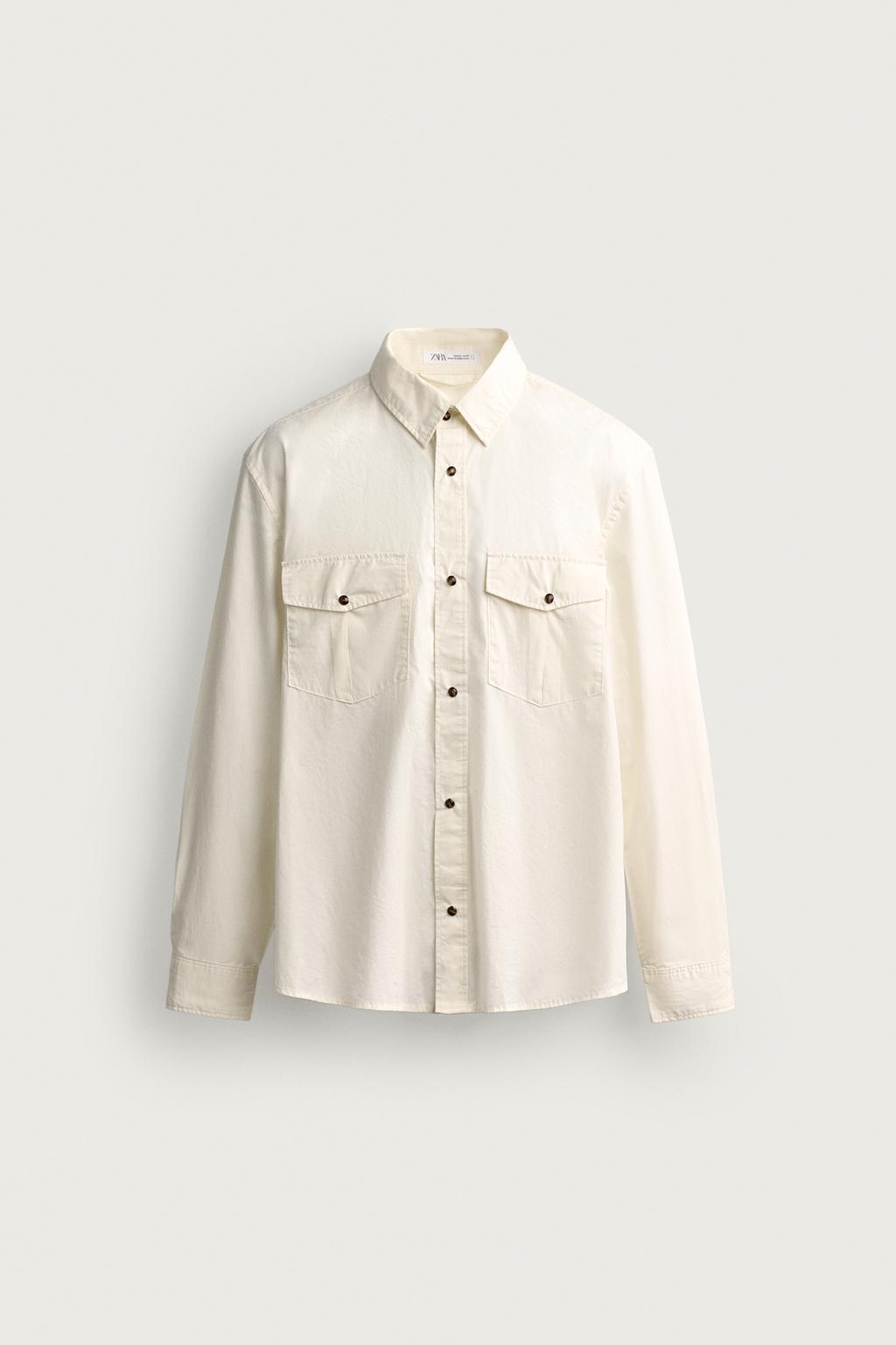 RELAXED FIT POCKET SHIRT