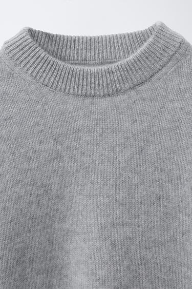 PULL 100 % CACHEMIRE - Gris de Zara - Image 2