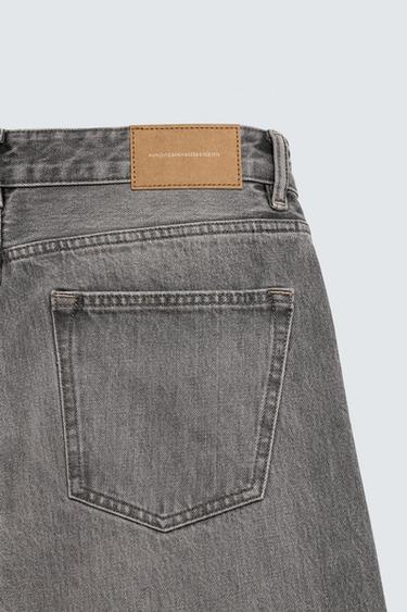JEANS REGULAR FIT - Gris de Zara - Image 9