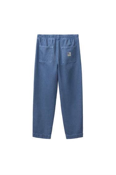 PANTALÓN SALGA FLUIDO - Azul de Zara