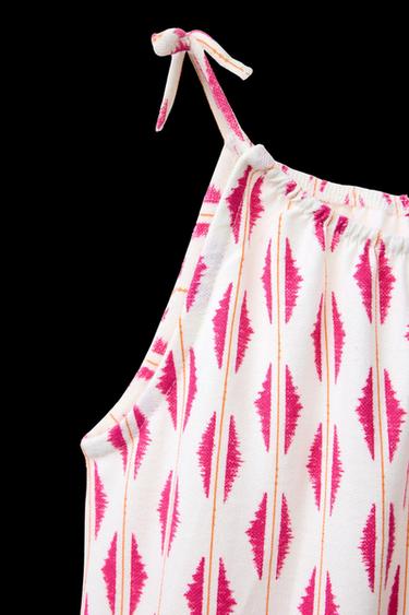PRINTED DRESS - Pink by Zara