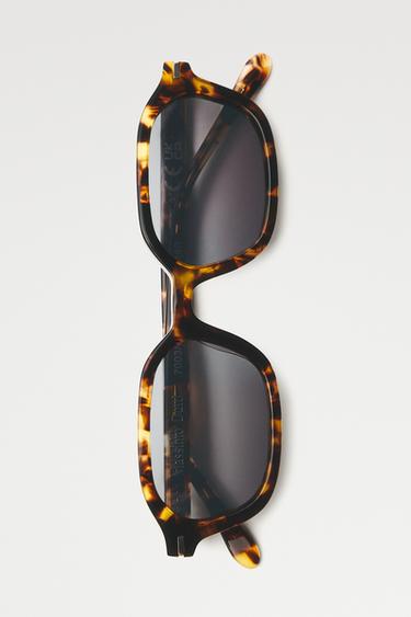Square tortoiseshell sunglasses — Brown 1