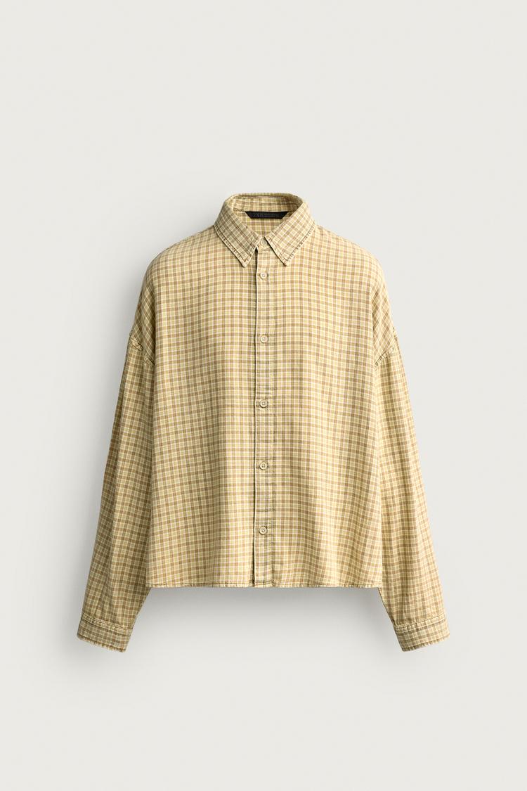 Camisa relaxed fit cuadros