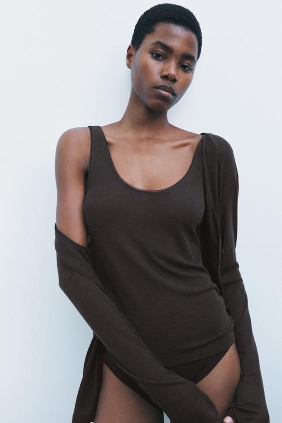 TOP LAINE 100 % - Chocolat de Zara - Image 0