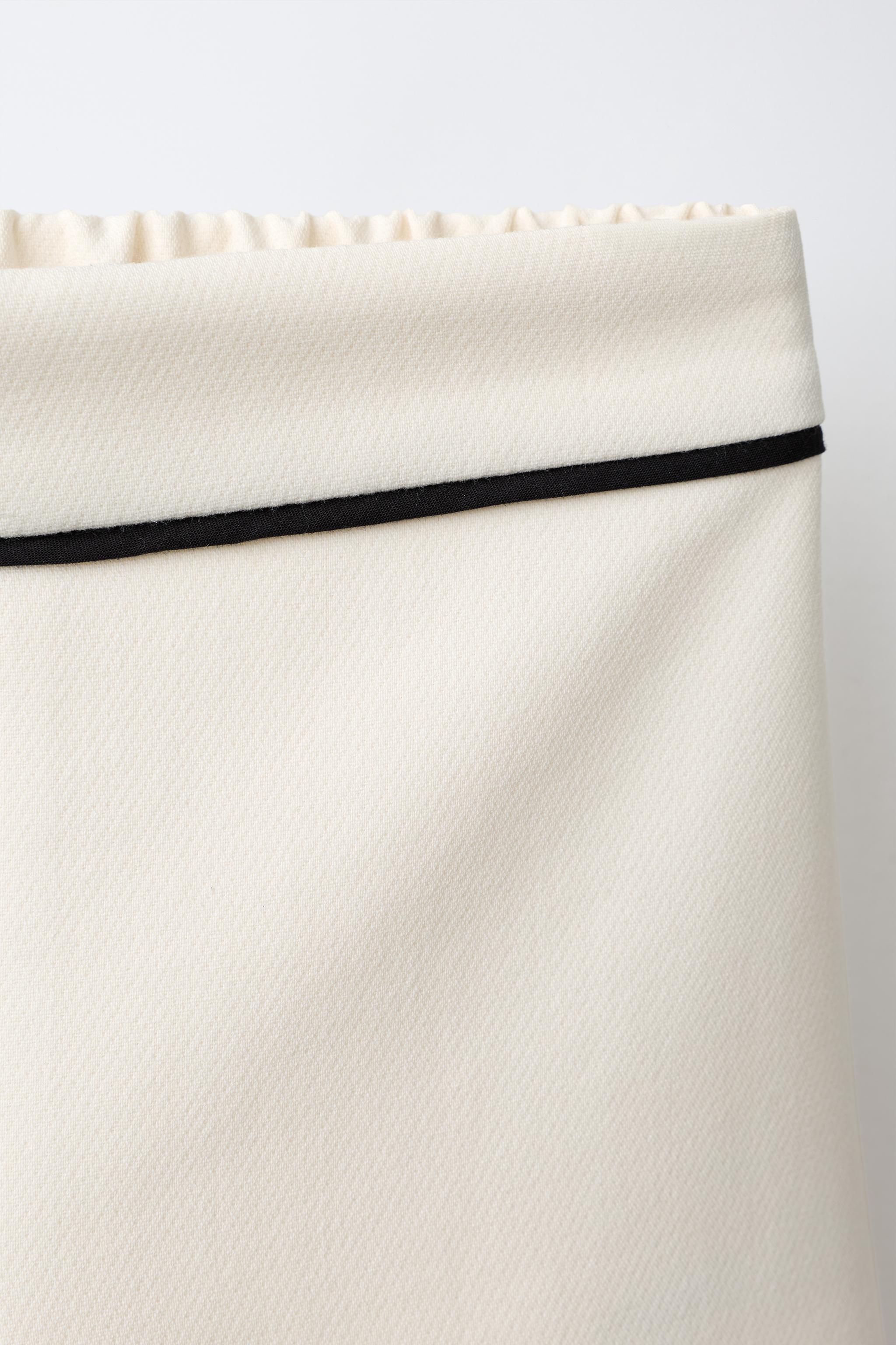 PIPED STRAIGHT LEG PANTS