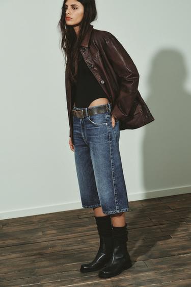 LEATHER CHELSEA ANKLE BOOTS - Black by Zara - Image 0