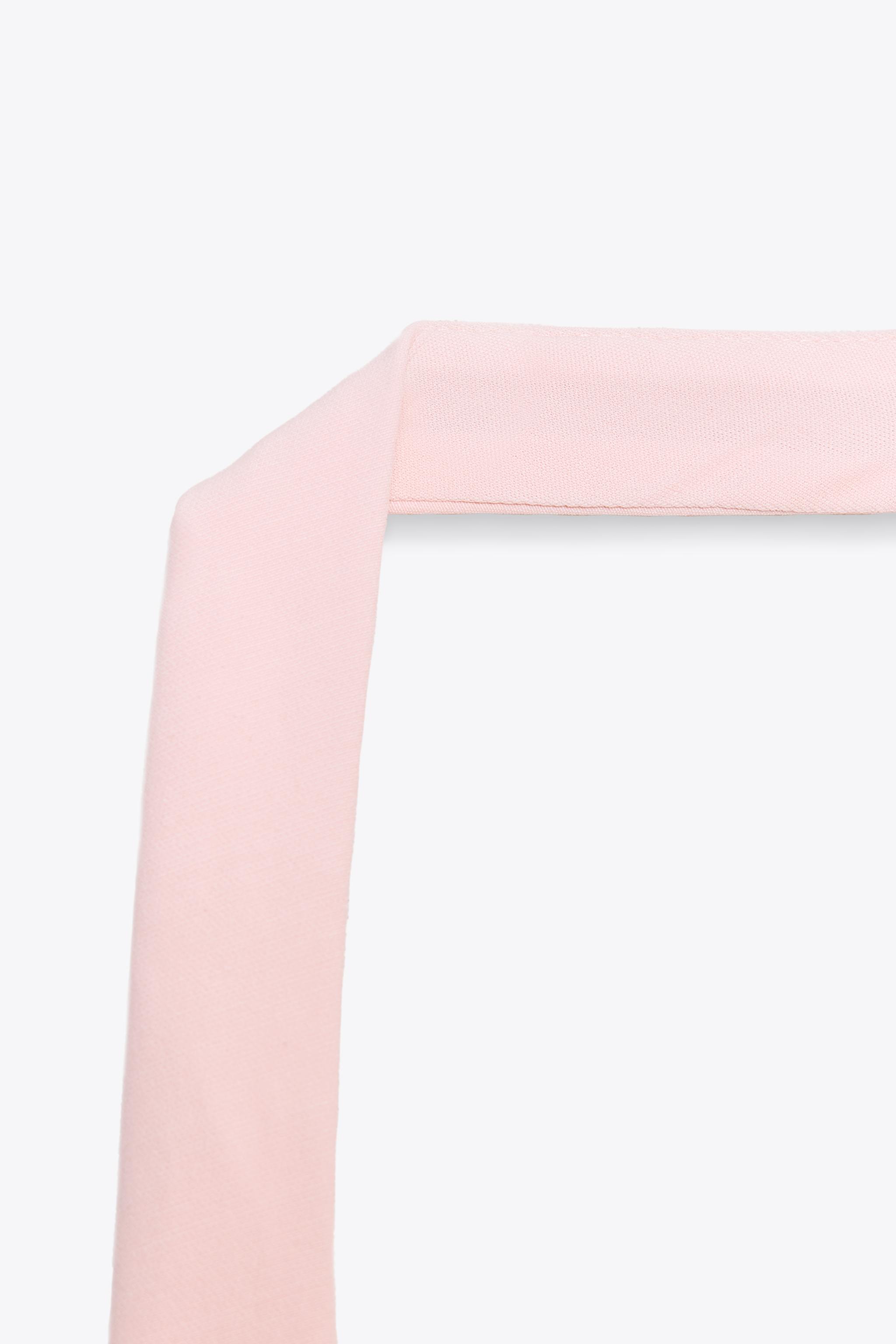 BOW HALTER TOP - Light pink | ZARA United States