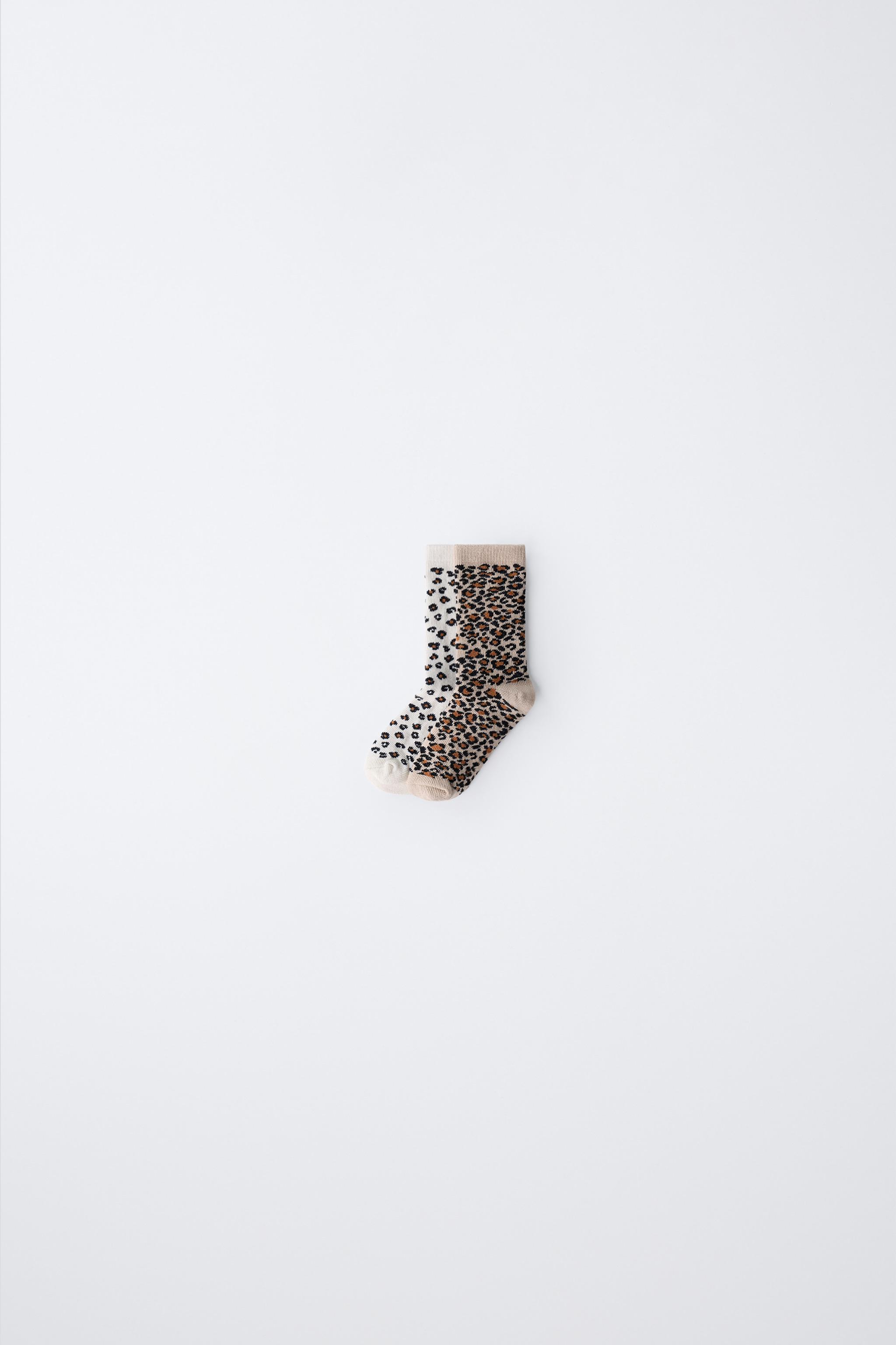 TWO-PACK OF ANIMAL PRINT SOCKS