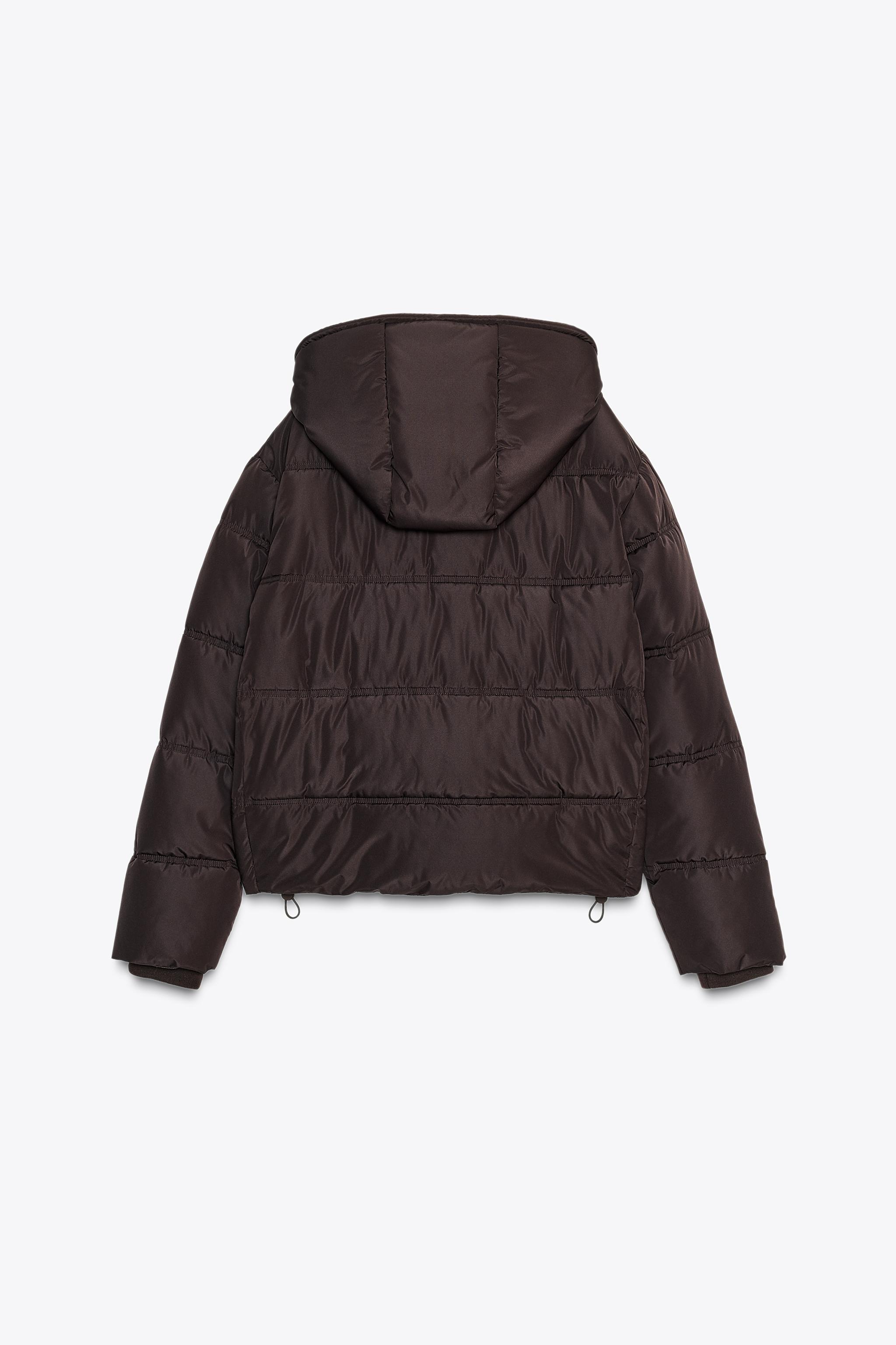 ZARA防水風キルティングアノラック ZARA♬*゜WINDPROOF フード付きキルティングアノラック 中綿