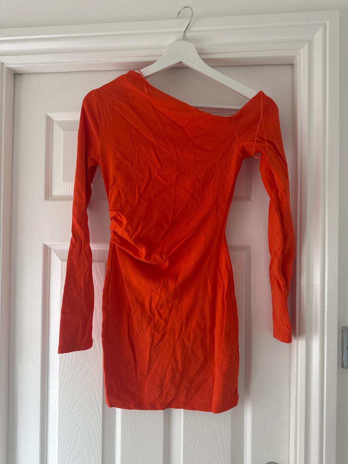 ASYMMETRIC DRAPED DRESS