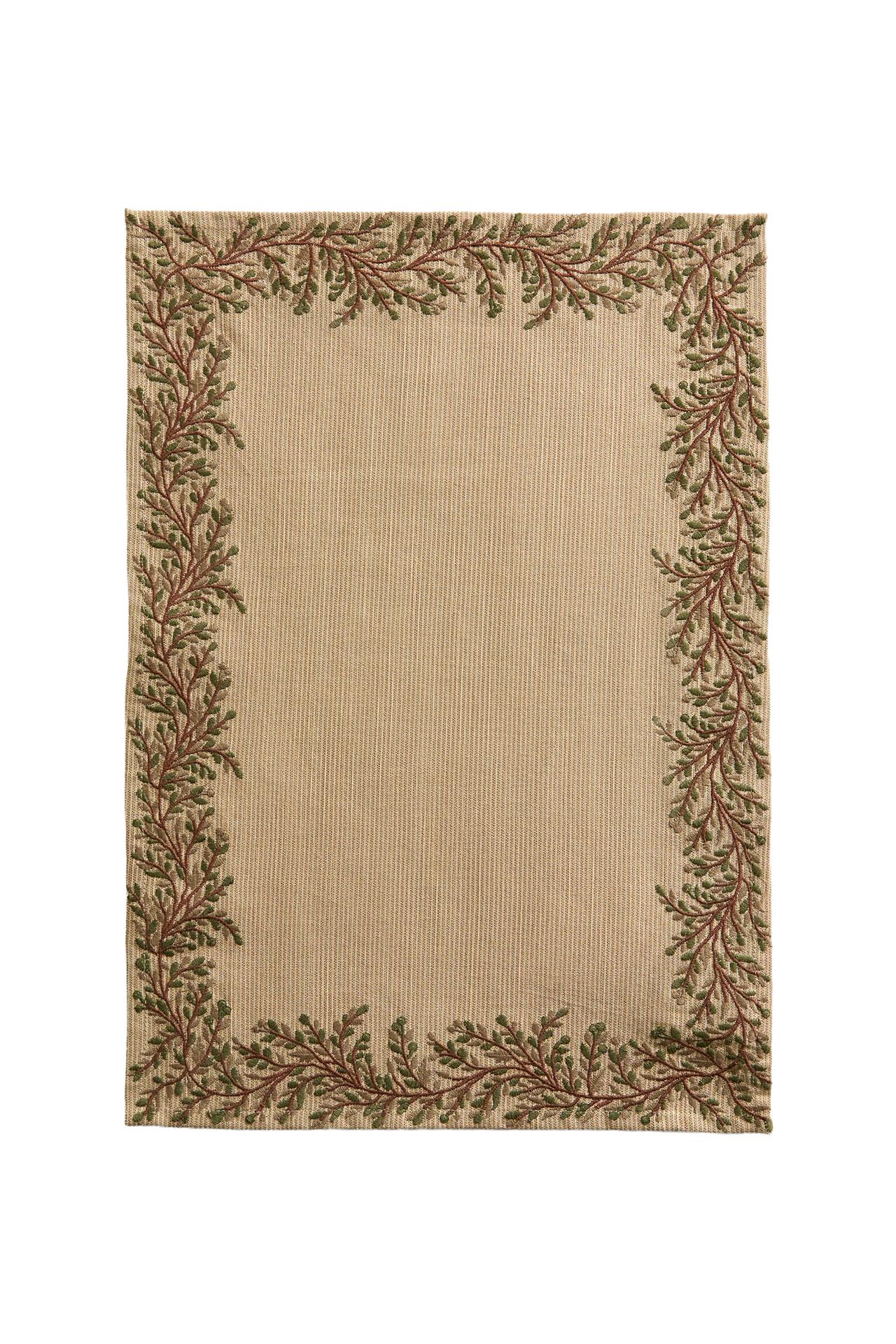 CHRISTMAS EMBROIDERED COTTON PLACEMAT