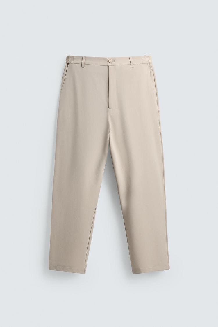 ZARA REGULAR FIT COMFORT TROUSERS