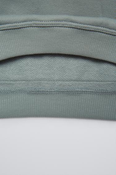 EMBROIDERED SWEATSHIRT AND JOGGERS SET - Blue / Grey by Zara - Image 3