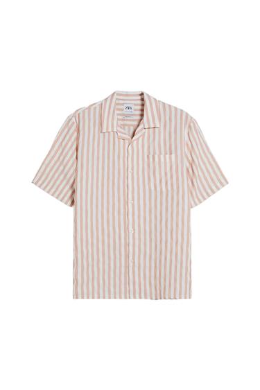 CAMISA RAYAS EFECTO SEERSUCKER