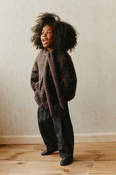 WOOL AND ALPACA JACKET - Brown by Zara - Image 6