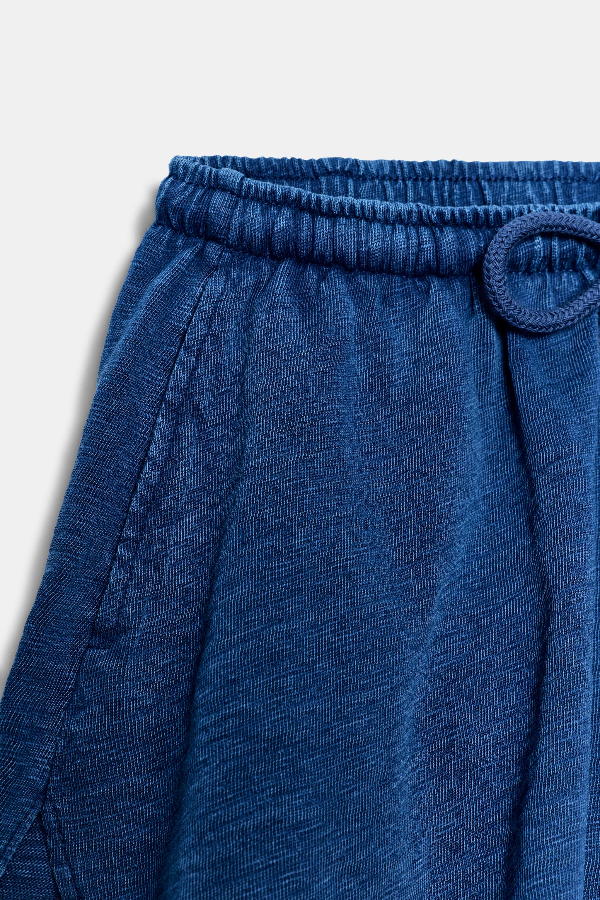 SHORT FLAMMÉ À CORDONS