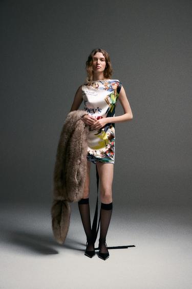 ÉCHARPE-ÉTOLE EFFET FOURRURE HARRY LAMBERT FOR ZARA X DISNEY - Vison clair de Zara