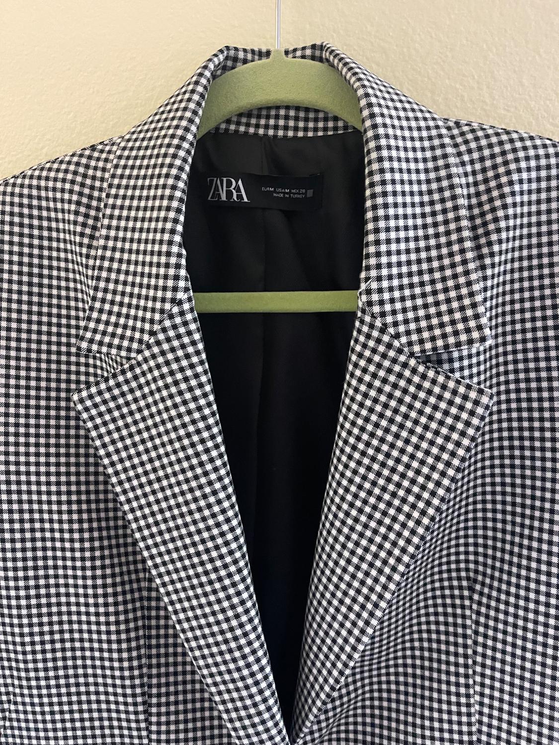 BLAZER RECTA CUADRO VICHY - Image 4