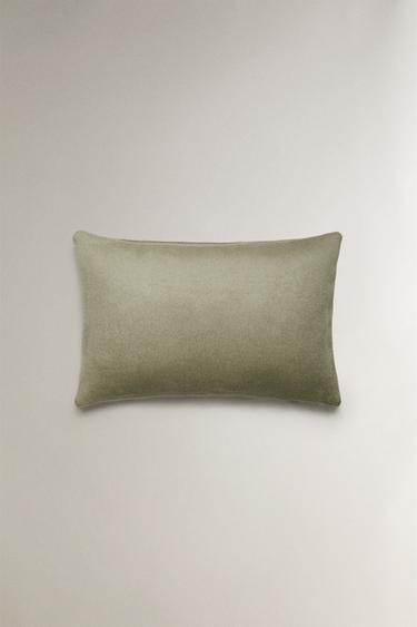 HOUSSE DE COUSSIN EN LAINE - Vert de Zara - Image 2