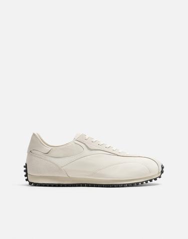 NYLON LIMITED EDITION TRAINERS - Bone White by Zara