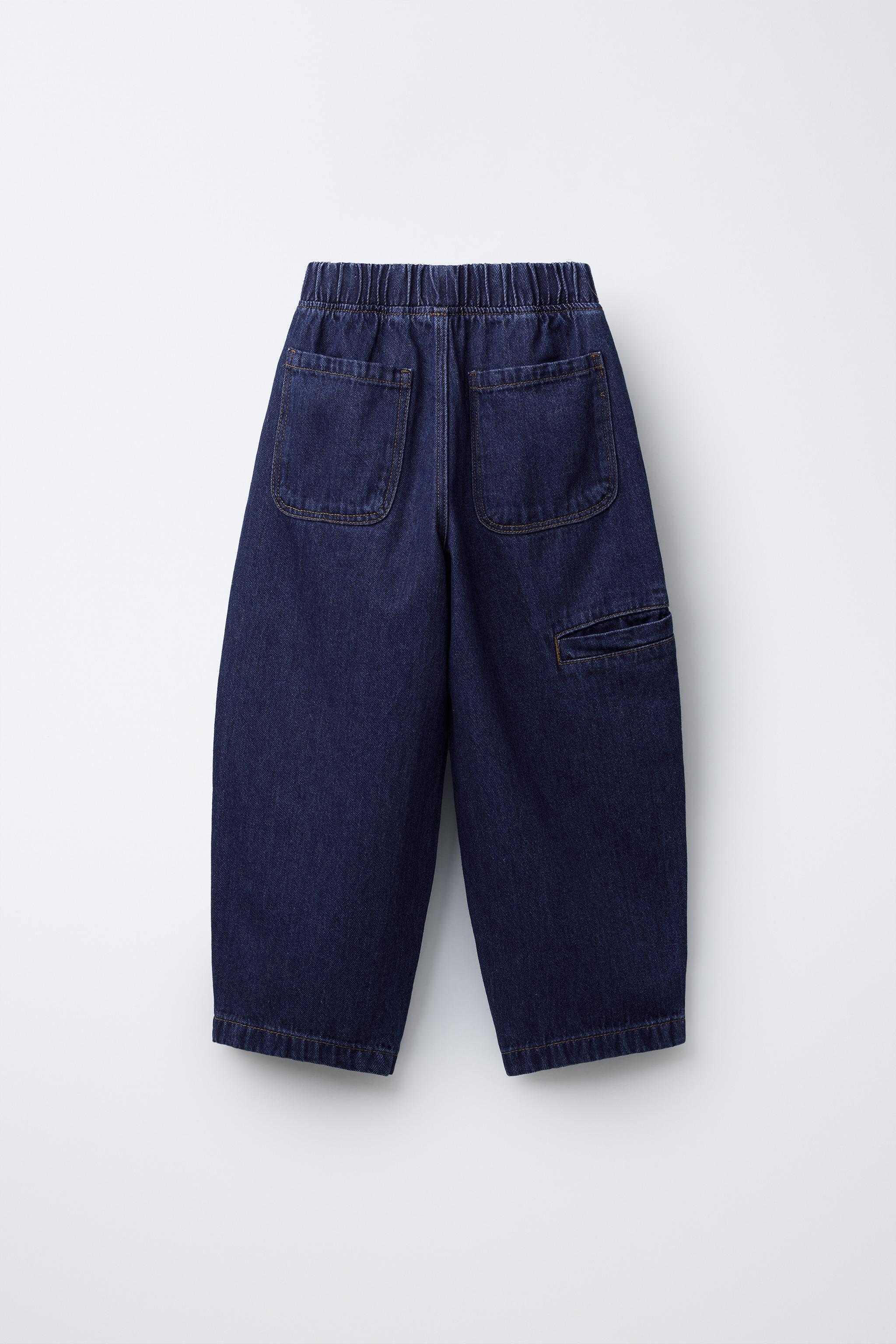 バルーンスリーブデニムパンツ - ライトブルー | ZARA Japan / 日本
