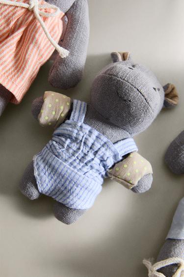 ENSEMBLE PELUCHES ENFANT FAMILLE HIPPOPOTAMES (LOT DE 3) - Multicolore de Zara - Image 3