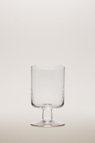 HAMMERED WINE GLASS - 990 by Zara