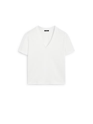 Zara 100% cotton short sleeve T-shirt - White
