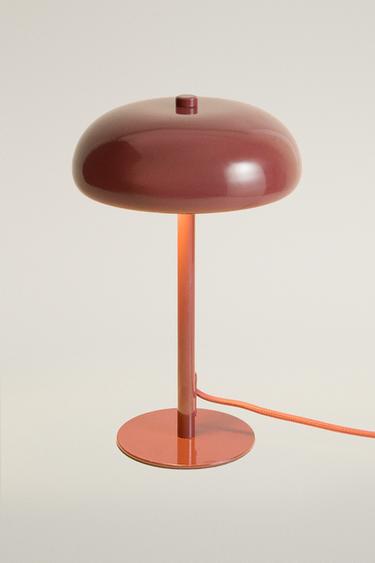 SMALL SOLID COLOR TABLE LAMP — Maroon 2