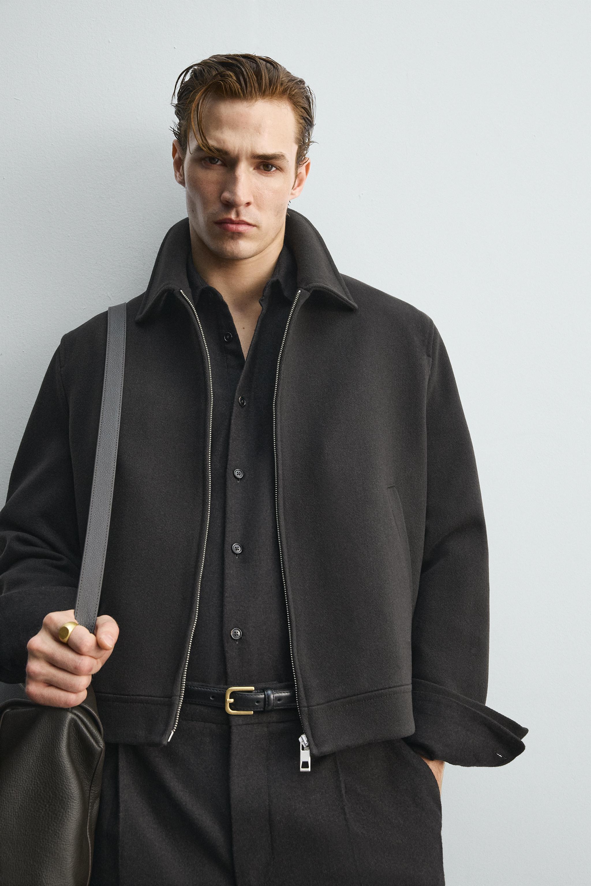 LIMITED EDITION WOOL BLEND JACKET - Brown | ZARA Canada