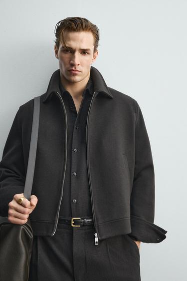 LIMITED EDITION WOOL BLEND JACKET - Brown by Zara - Image 4