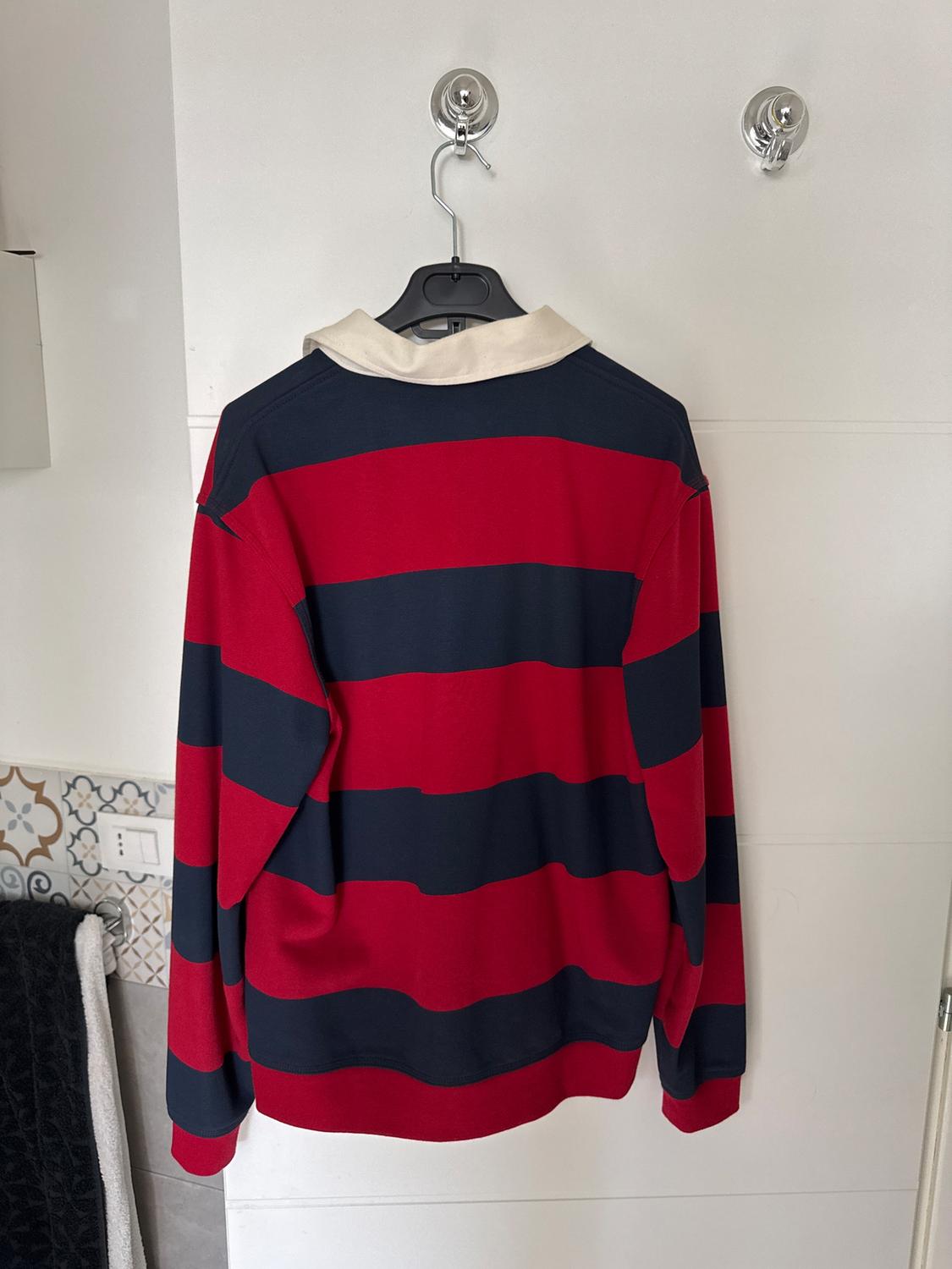 CONTRAST COLLAR POLO SWEATSHIRT - Image 2