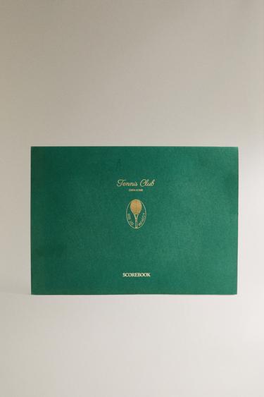 TENNIS SCORE NOTEBOOK - Green by Zara