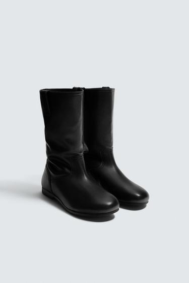 LEATHER BOOTS SAMUEL DE SABOIA X ZARA - Black by Zara
