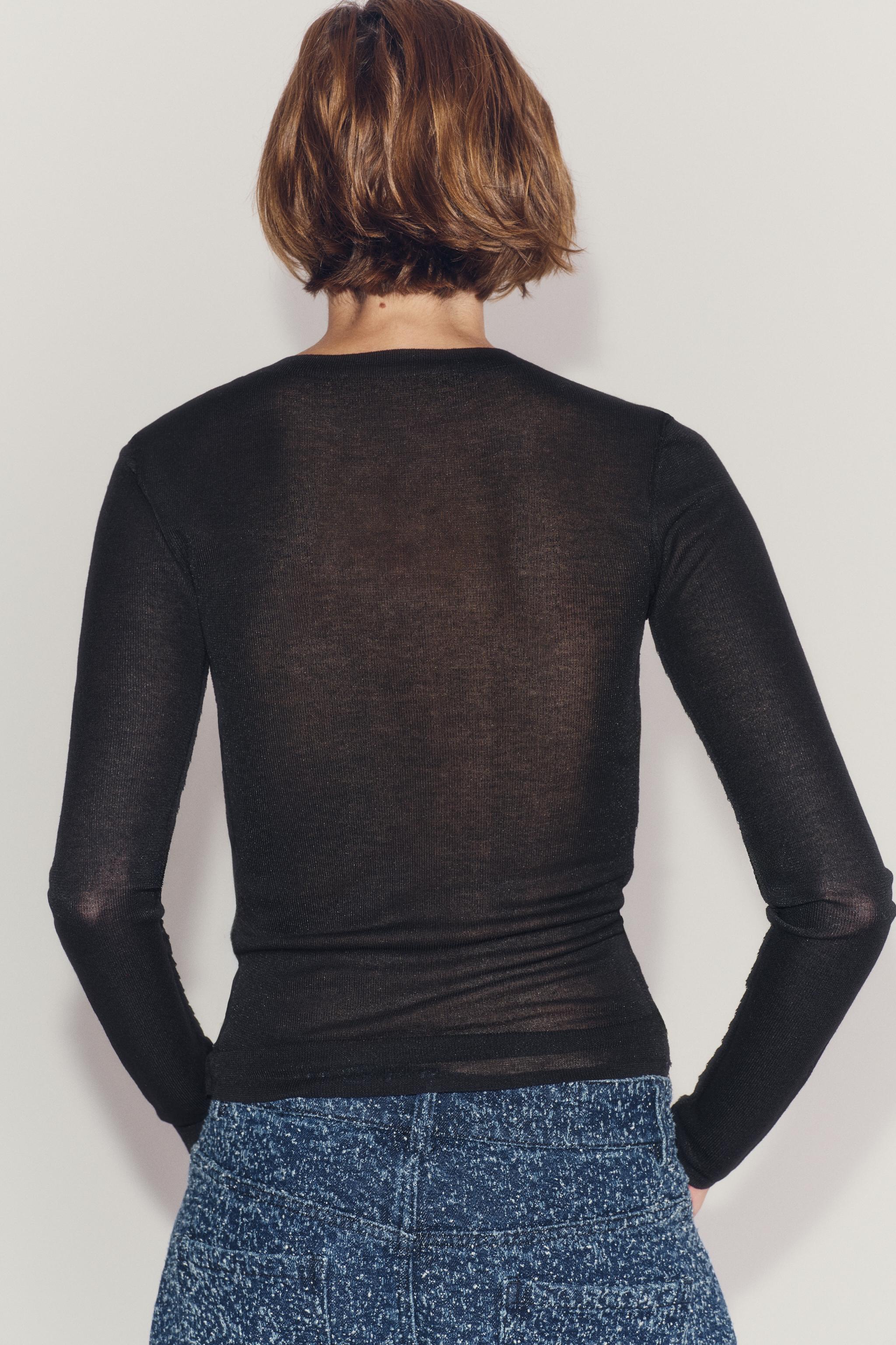 STRIPED FINE KNIT JUMPER