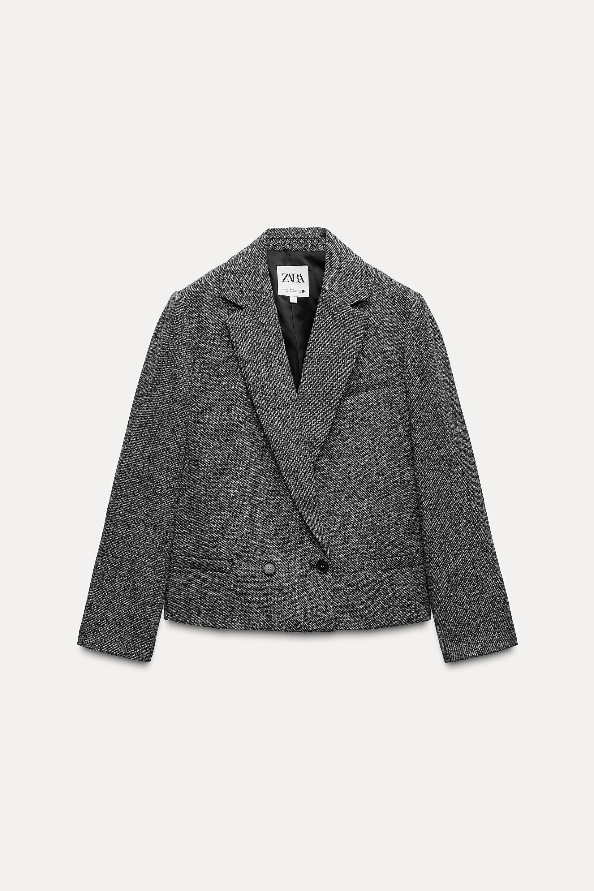 100% WOOL STRUCTURED BLAZER ZW COLLECTION