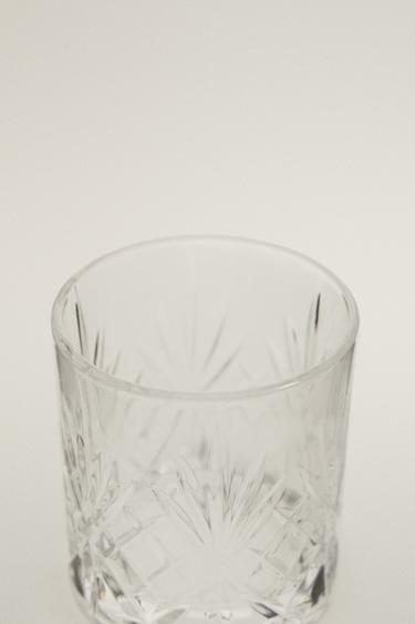 VERRE À SHOT TAILLÉ CRISTALLIN - Transparent de Zara - Image 1