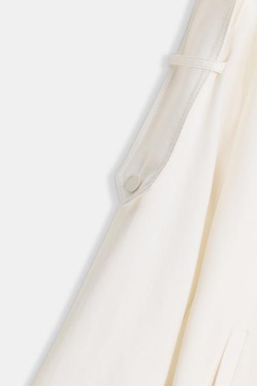 HIGH NECK JACKET - Oyster-white by Zara - Image 6