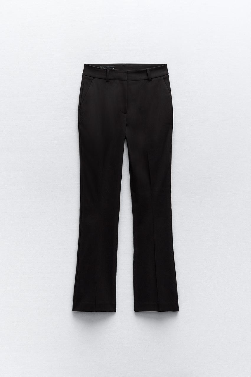 Flared Trousers, Black & white flared trousers