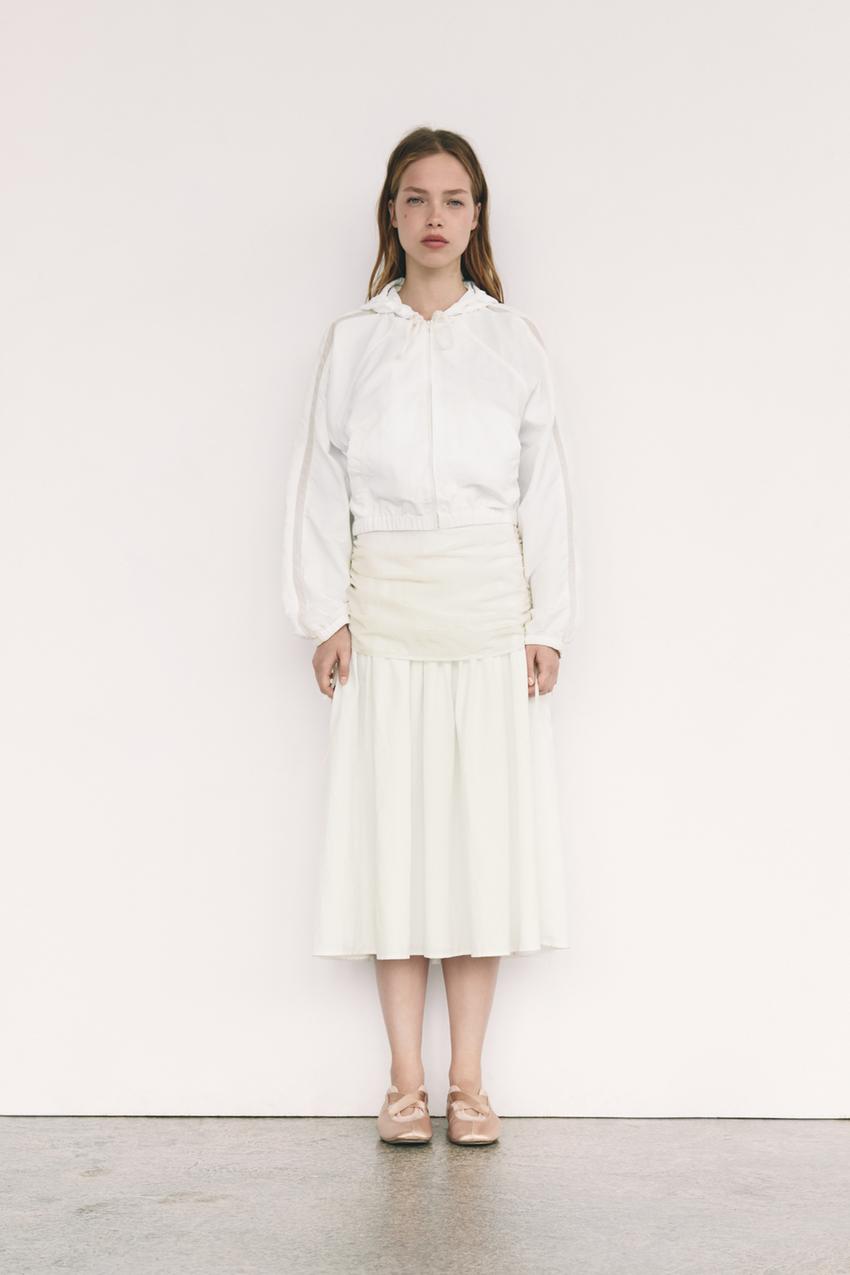 コンビスカート - ホワイト | ZARA Japan / 日本