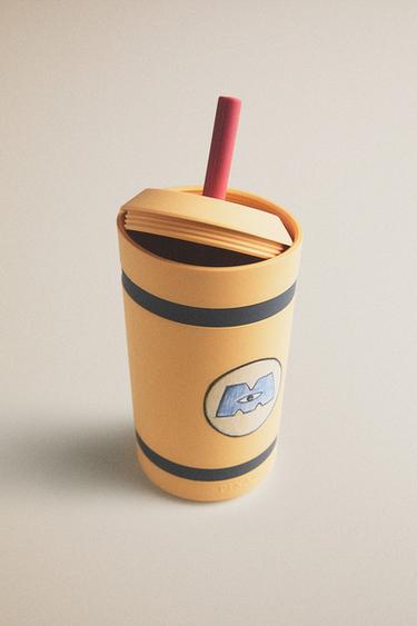 GOBELET AVEC PAILLE ENFANT MONSTRES & CIE ©DISNEY/PIXAR - Jaune de Zara