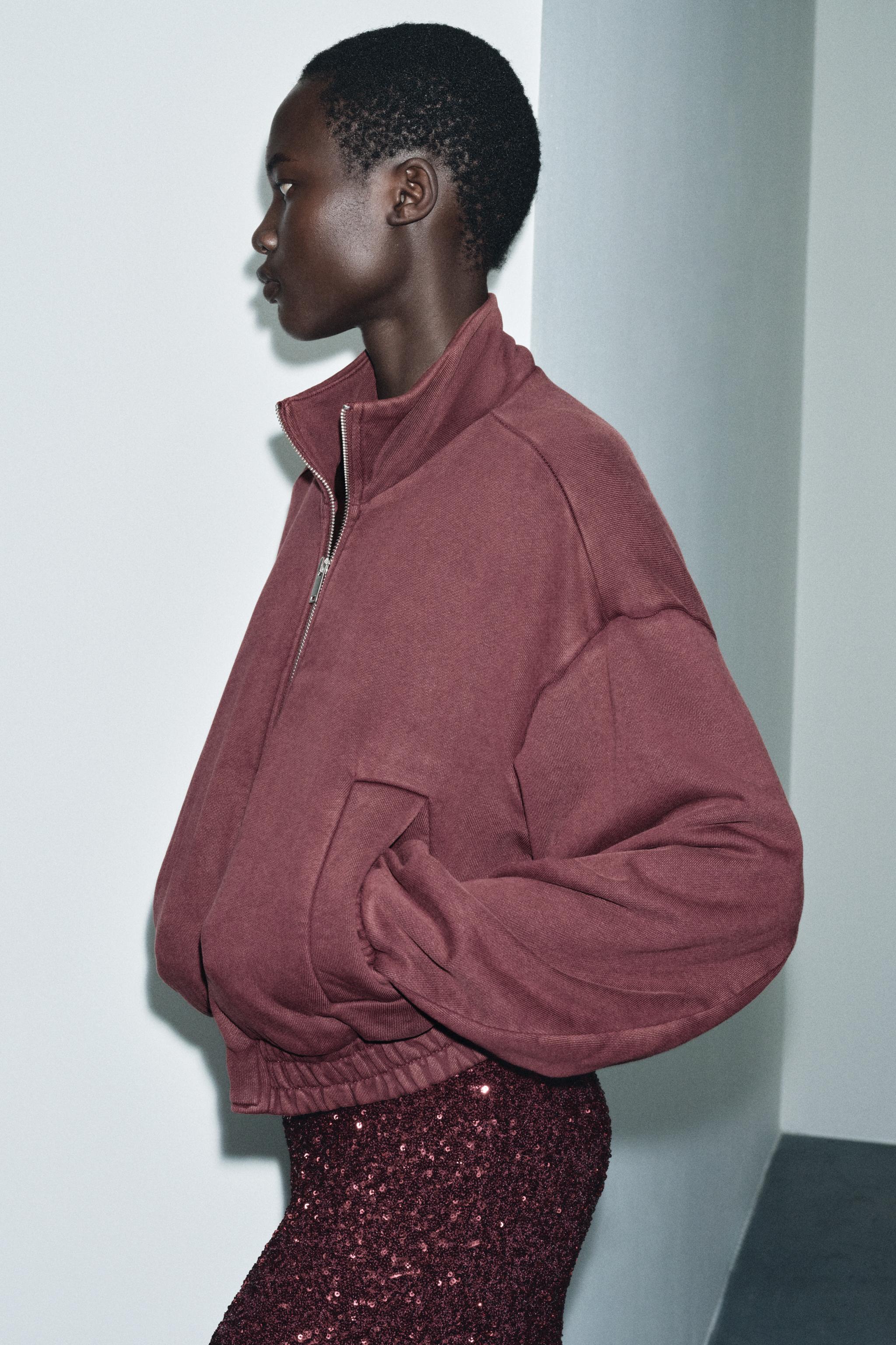 WASHED FLEECE JACKET