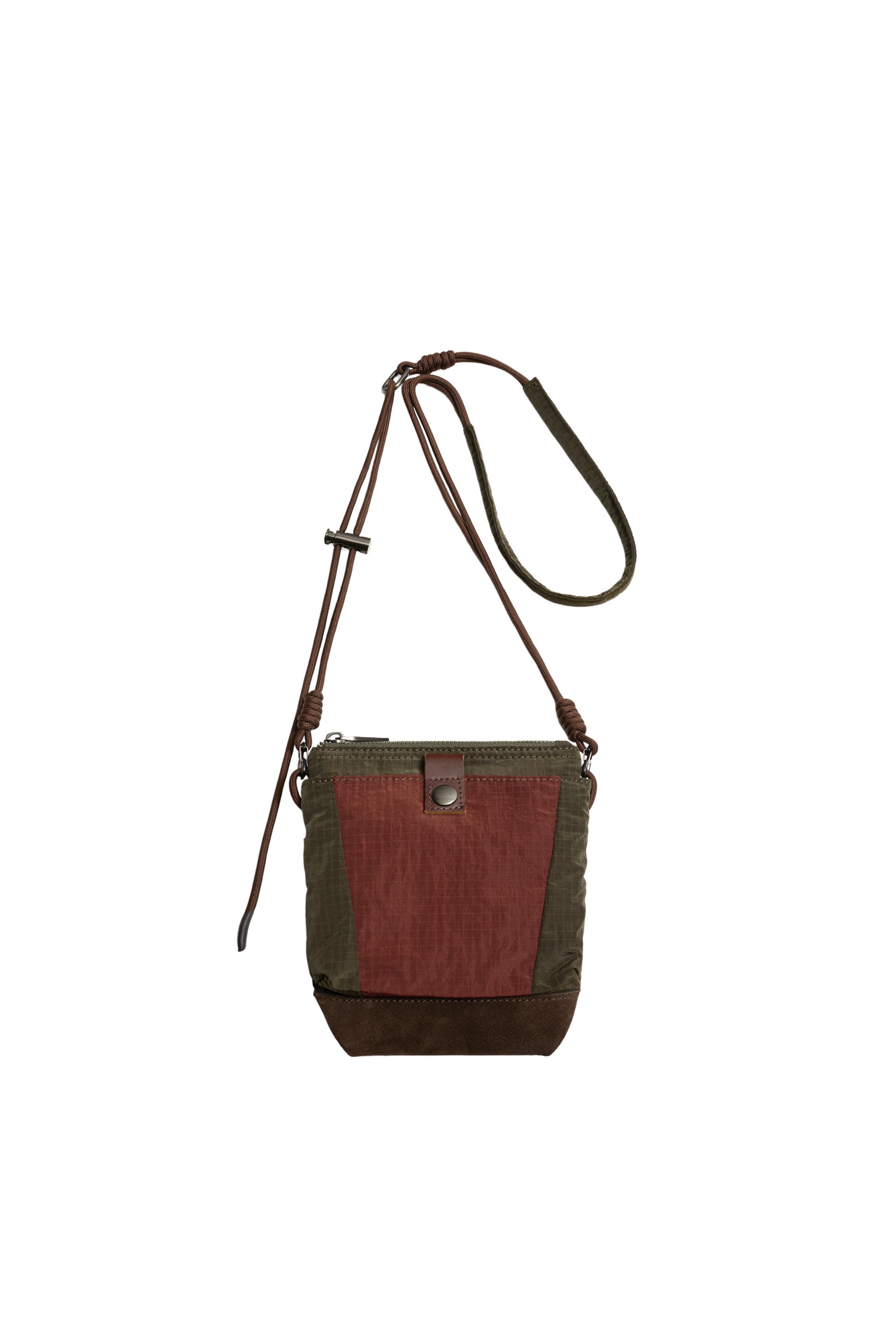 TECHNICAL CROSSBODY BAG WITH LEATHER DETAILS AARON LEVINE X ZARA