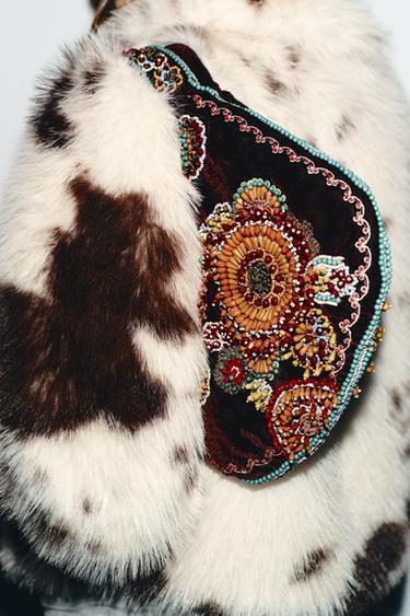 SAC PORTÉ ÉPAULE BRODÉ - Multicolore de Zara - Image 1